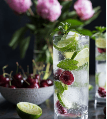Cherry mojito