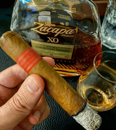 Zacapa Rum And A Fresh Cigar